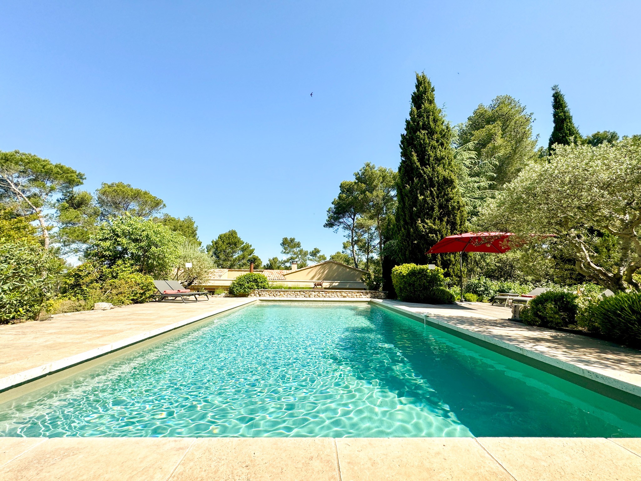 Piscine du Mas de Rampale maison provence